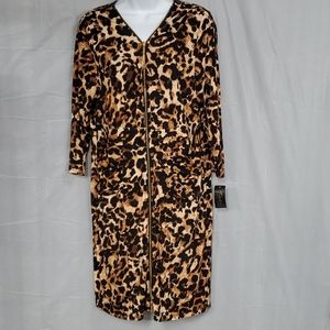NWT Elbow Knee length Dress Full Zip